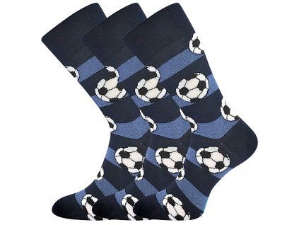 Veselé pánské ponožky Depate Sólo fotbal (Parametr-barva fotbal, Velikost 43-46 (29-31))