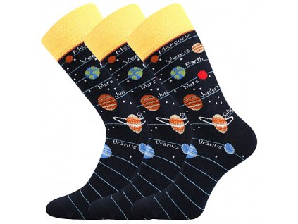 Veselé pánské ponožky Depate Sólo planety (Parametr-barva planety, Velikost 43-46 (29-31))