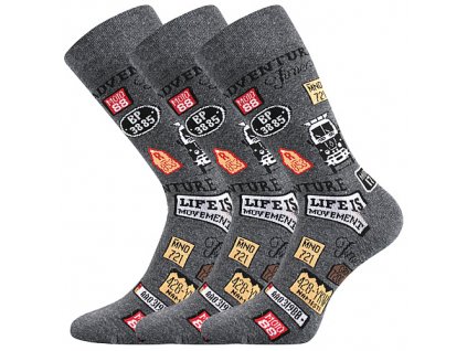 Veselé pánské ponožky Depate Sólo značky (Parametr-barva značky, Velikost 43-46 (29-31))
