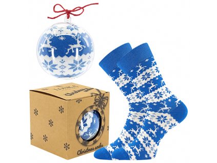 ponožky Elfi modré (Parametr-barva Modrá, Velikost 42-45)