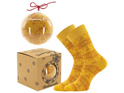 ponožky Elfi zlatá (Parametr-barva zlatá, Velikost 42-45)