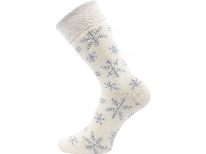 ponožky Frooloo vzor 08 / vločky (Parametr-barva vzor 08 / vločky, Velikost 39-42 (26-28))