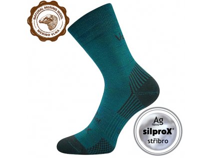ponožky Optimus modro-zelená (Parametr-barva modro-zelená, Velikost 43-46 (29-31))