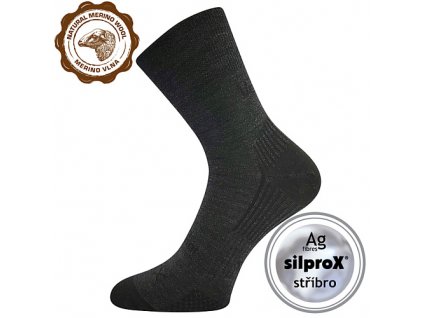 ponožky Optimus tmavě šedé (Parametr-barva tmavě šedá, Velikost 43-46 (29-31))