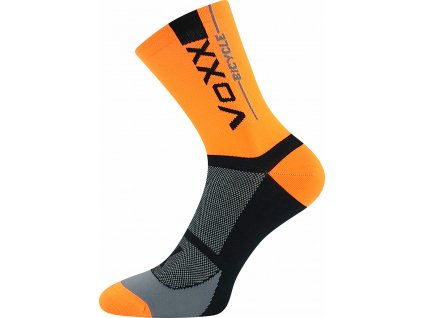 ponozky Stelvio neon oranzova