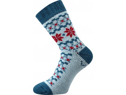 ponožky Trondelag azurová (Parametr-barva azurová, Velikost 39-42 (26-28))