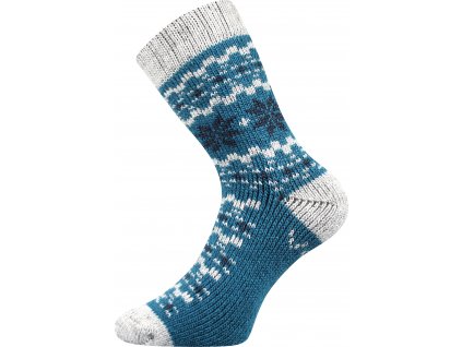 ponožky Trondelag petrolejová (Parametr-barva petrolejová, Velikost 43-46 (29-31))