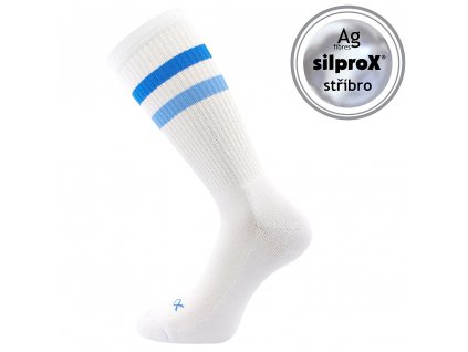 Ponožky  Retran bílé-modré
