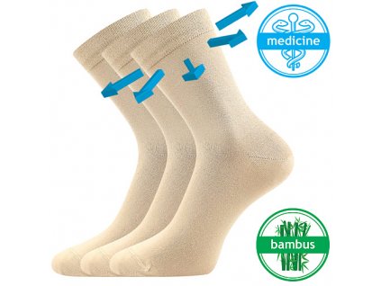 Ponožky  Drbambik béžová (Velikost 43-46 (29-31))
