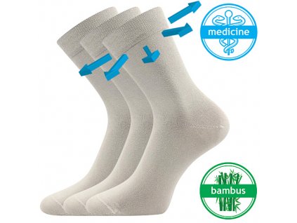 Ponožky  Drbambik světle šedá (Velikost 43-46 (29-31))