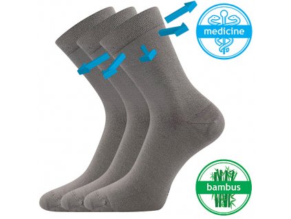 Ponožky  Drbambik šedá (Velikost 43-46 (29-31))