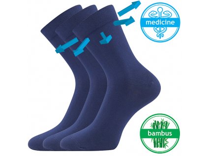 Ponožky  Drbambik tmavě modrá (Velikost 43-46 (29-31))