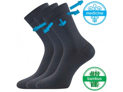 Ponožky  Drbambik tmavě šedá (Velikost 43-46 (29-31))