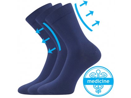Ponožky  Drmedik tmavě modrá (Velikost 43-46 (29-31))