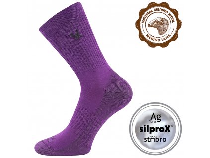 ponožky Twarix (Parametr-barva fialová, Velikost 39-42 (26-28))