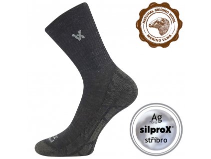 ponožky Twarix (Parametr-barva tmavě šedá, Velikost 43-46 (29-31))