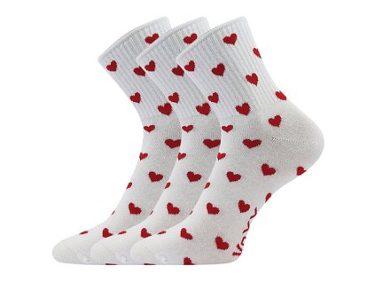 Ponožky VoXX® Agapi srdíčka (Parametr-barva srdíčka, Velikost 39-42 (26-28))