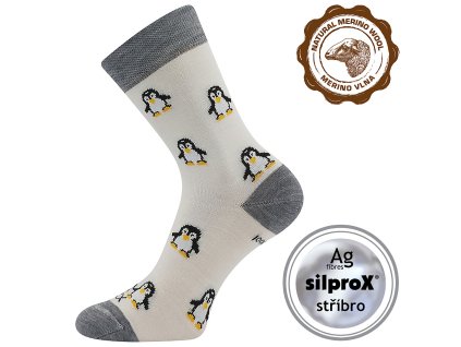Ponožky VoXX® Sněženka tučňáci (Parametr-barva tučňáci, Velikost 39-42 (26-28))