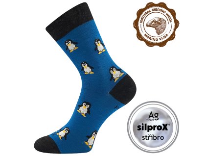 Ponožky VoXX® Sněženka tučňáci (Parametr-barva tučňáci, Velikost 39-42 (26-28))