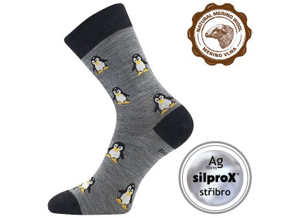 Ponožky VoXX® Sněženka tučňáci (Parametr-barva tučňáci, Velikost 39-42 (26-28))