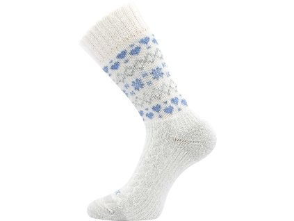 Ponožky VoXX® Veltra smetanová-modrá (Parametr-barva smetanová-modrá, Velikost 39-42 (26-28))