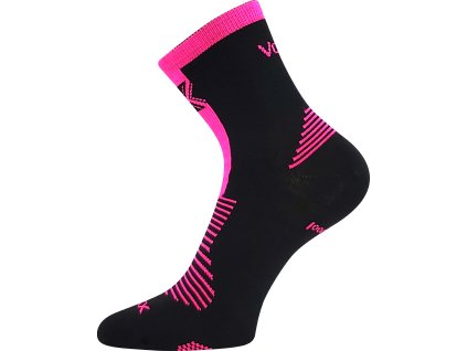 Ponožky VoXX® Woralf černá-neon růžová (Parametr-barva černá-neon růžová, Velikost 39-42 (26-28))