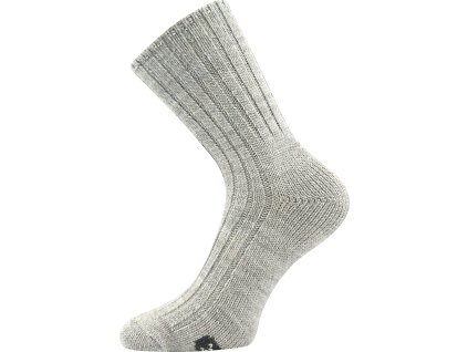 Ponožky zimní FORDE s merinem a alpakou SVĚTLE ŠEDÉ (Velikost 35-38 (23-25))