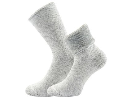 Ponožky silné domácí POLARIS bílé (Velikost 35-38 (23-25))