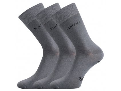 Luxusní ponožky Dewool světle šedé