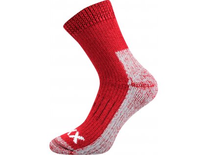 termo ponožky VoXX Alpin rubínové rubínová