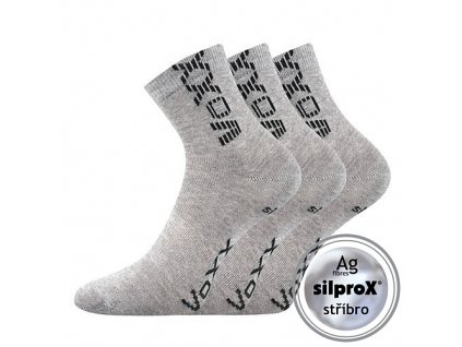 Ponožky Adventurik světle šedá melé (Parametr-barva světle šedá melé, Velikost 35-38 (23-25))