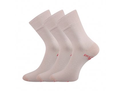 Ponožky Bioban BIO bavlna růžové sada 3 párů růžové