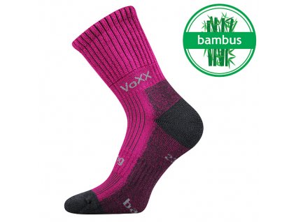 Bambusové ponožky VoXX Bomber fuxiové (Parametr-barva fuxia, Velikost 39-42 (26-28))