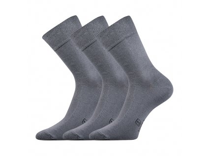 Společenské ponožky Lonka Dasilver světle šedé světle šedé