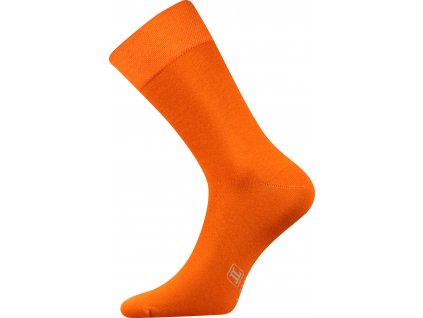 Jednobarevné ponožky Decolor oranžové oranžové
