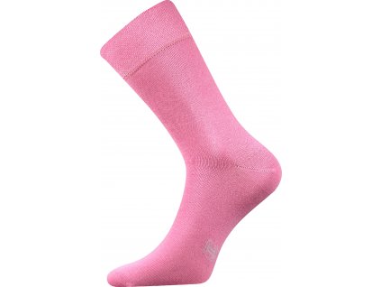 Jednobarevné ponožky Decolor růžové růžové