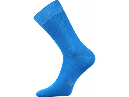 Jednobarevné ponožky Decolor středně modré středně modrá