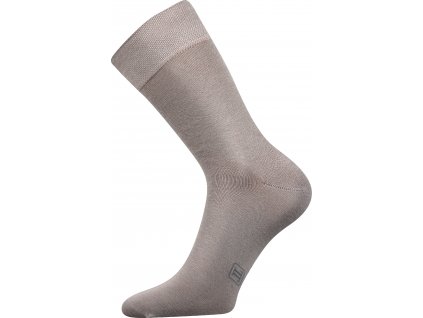 Jednobarevné ponožky Decolor šedé světle šedé