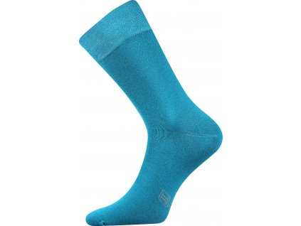 Jednobarevné ponožky Decolor tmavě tyrkysové tmavě tyrkysová