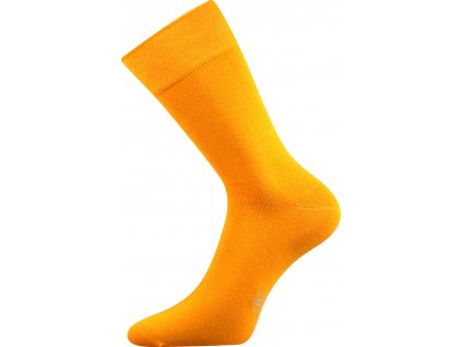 Jednobarevné ponožky Decolor světle oranžové světle oranžová