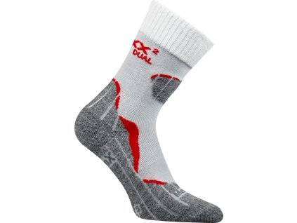 Dvouvrstvé termo ponožky VoXX Dualix bílé smetanové