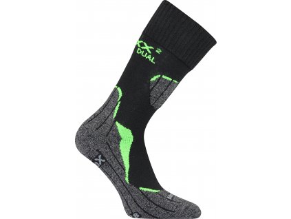 Dvouvrstvé termo ponožky VoXX Dualix černé černé