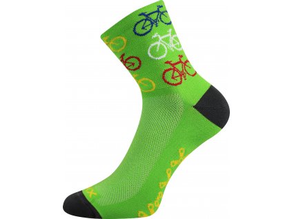 Ponožky Ralf X bike/zelená