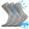 Ponožky Zdravan (Parametr-barva světle šedá, Velikost 46-48 (31-32))