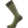 Ponožky pánské společenské ŽERYK s bavlnou KHAKI (3 páry) (Velikost 39-42 (26-28))