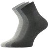 Ponožky bambusové EKOM 3pár ŠEDÝ MIX (Velikost 35-38 (23-25))