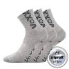 Ponožky Adventurik světle šedá melé (Parametr-barva světle šedá melé, Velikost 35-38 (23-25))