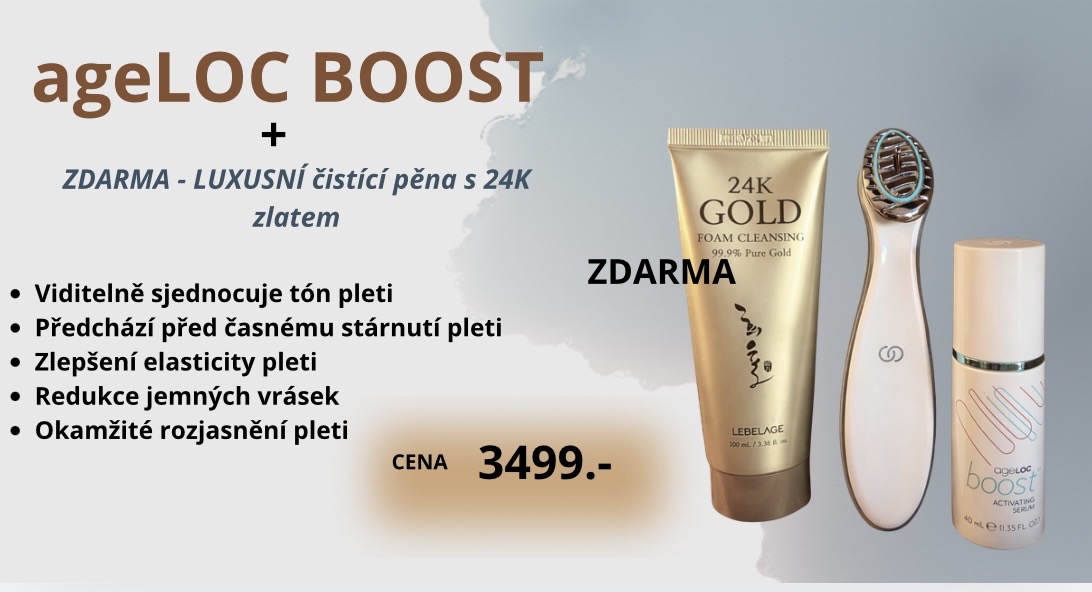 boost + čistící pěna