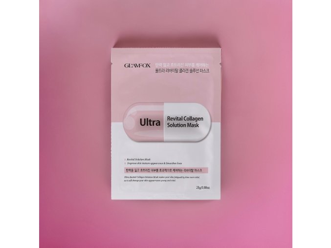 GLAMFOX Ultra Revital Collagen Solution Mask - Revitalizační kolagenová maska - 25g