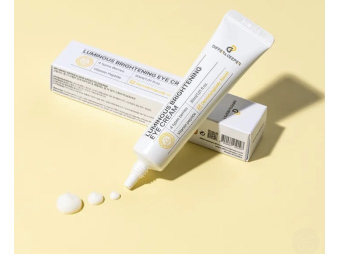 Differ & Deeper Luminous Brightening Eye Cream- Zpevňující oční krém proti kruhům pod očima - 30 ml